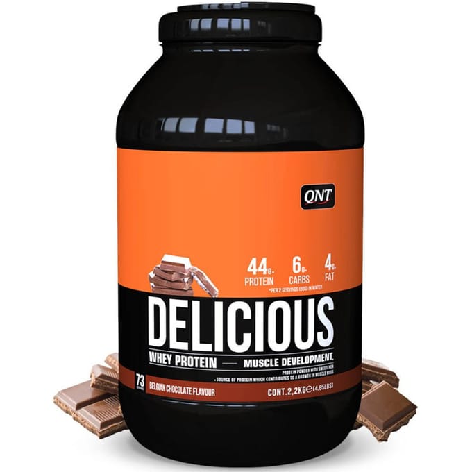 QNT Delicious Whey|Protein Eiwitpoeder|Eiwitshake|2.2kg|Chocolate