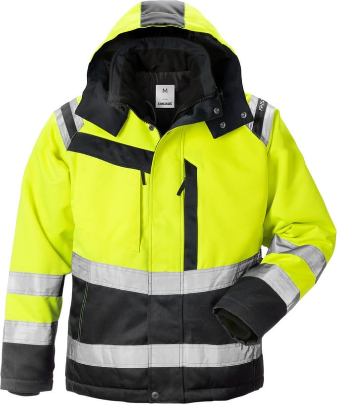 Fristads Hi Vis Winterjack Dames Klasse 3 4143 Pp - Hi-Vis geel/zwart - M