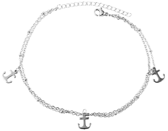 AKZENT Akzent dames enkel­sieraden Marinasa, duurzaam