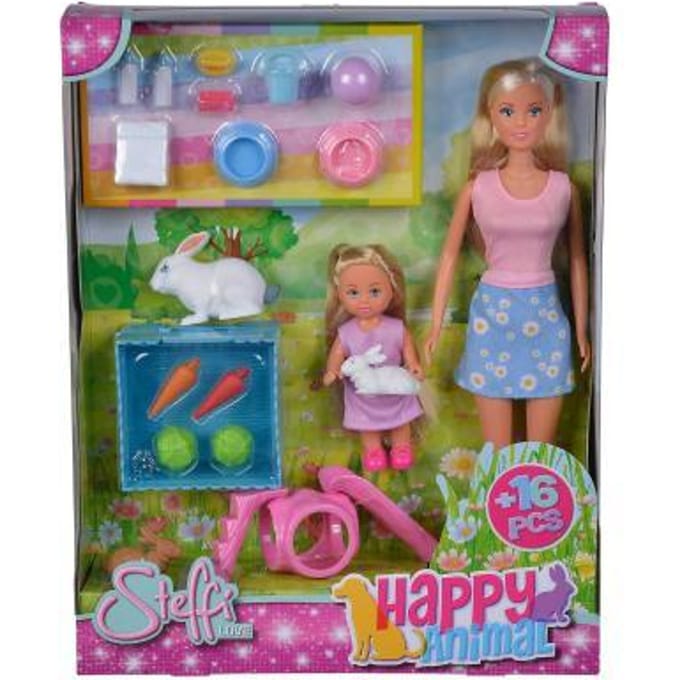 Steffi Love Happy Animal speelset - Konijn Tienerpoppen