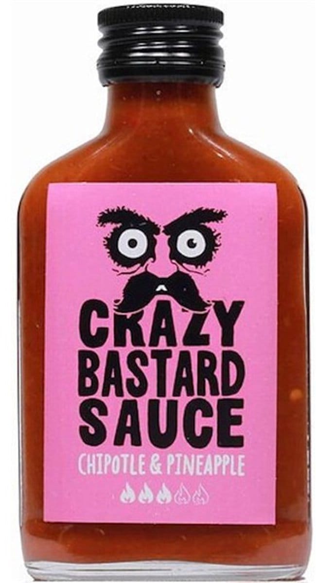 Crazy Bastard Pikante saus Chipotle & Ananas 100ml