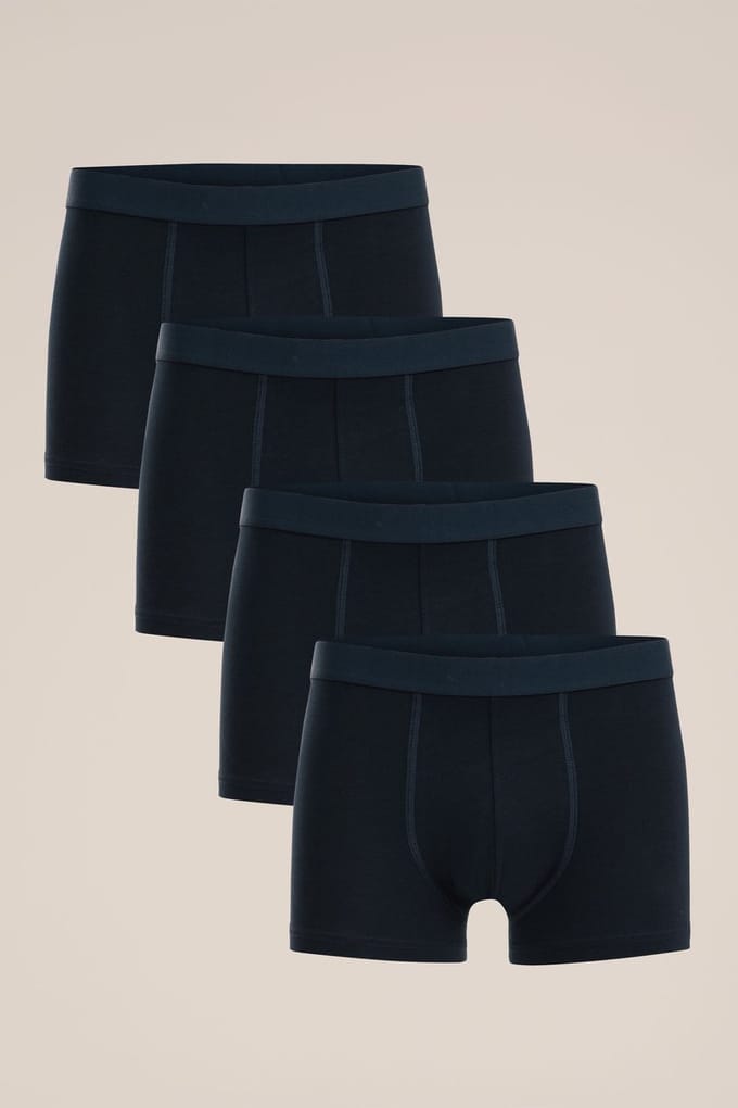 WE Fashion Heren trunk, 4 pack