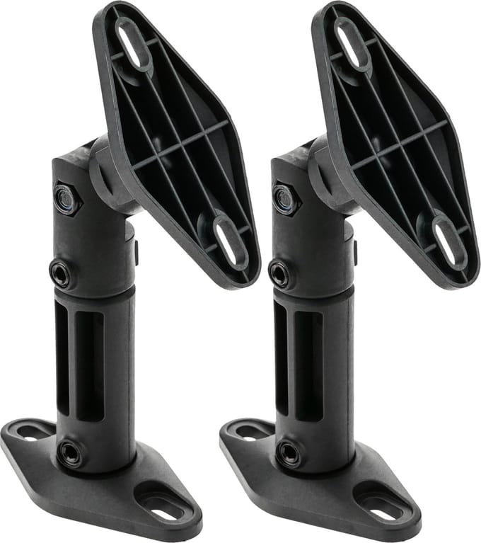 BeMatik - 2-pack universele wand- of plafondluidsprekerstandaard