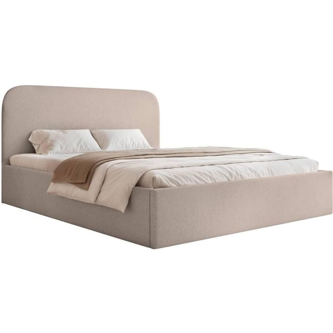 Bedframe Fia 180x200 chenille met opbergruimte | NADUVI Collection