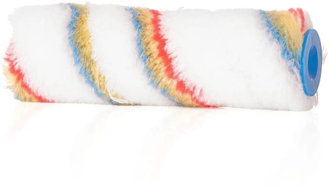 GEKO Verfroller - polyacryl - multicolor - 15 cm - 30 mm - voor ruwe oppervlakken