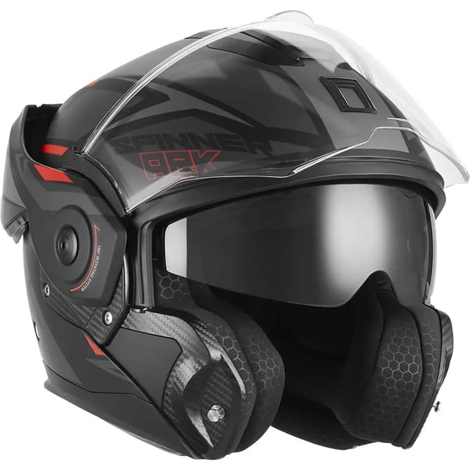 Omkeerbare motorhelm Nox Premium Spinner