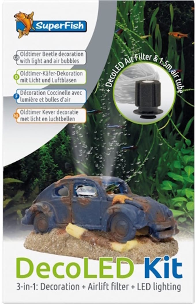 SuperFish DecoLED Kit - Deco Ornament Met Verlichting