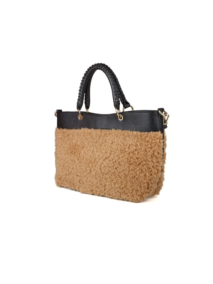 Giulia Monti Tote Bag T.Sabbia+Nero