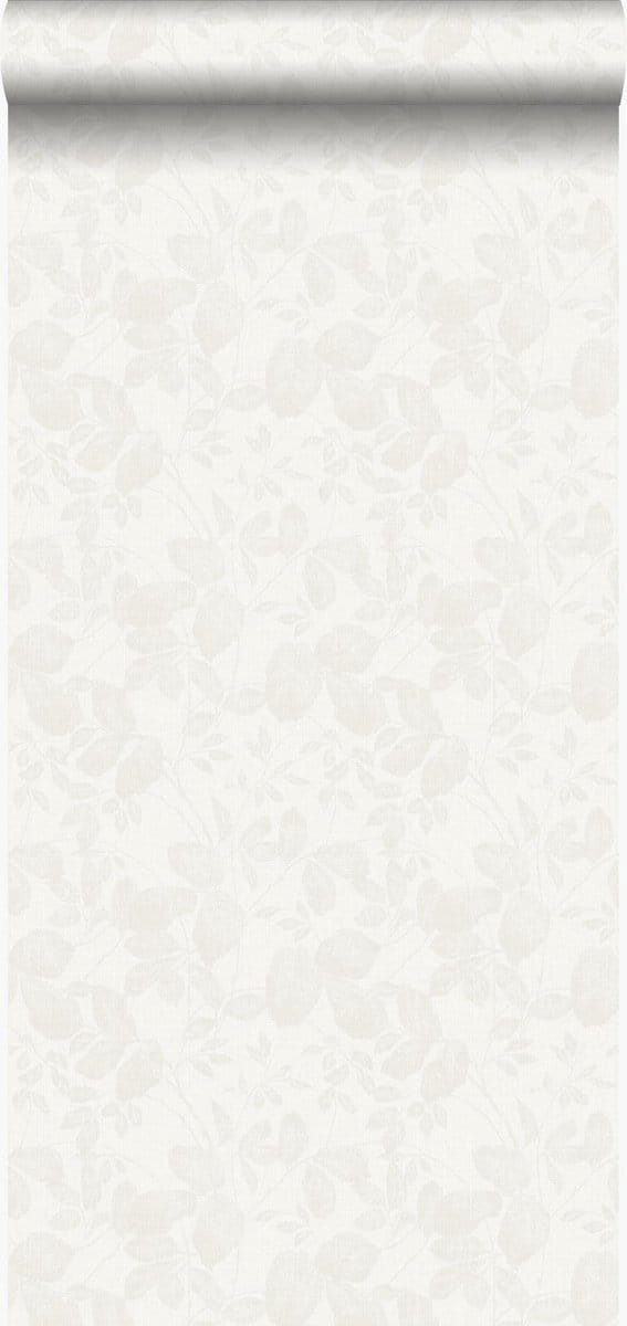 Origin Wallcoverings behang bladeren wit - 53 cm x 10.05 m - 346541