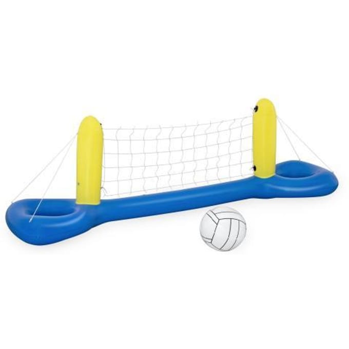 Opblaasbaar drijvend zwembadspel Volleybal - BESTWAY - 52133 - 244 x 64 x 76 cm
