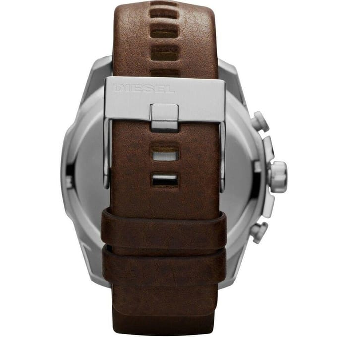 Diesel DZ4281 Mega Chief Chronograaf Herenhorloge 51mm bruin