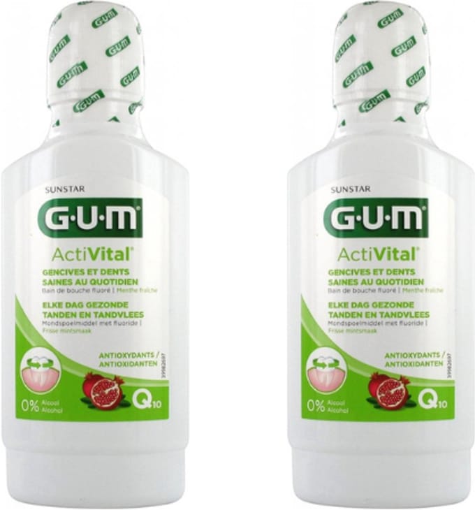GUM Mondspoelmiddel ActiVital Multi Pack - 2 x 300 ml