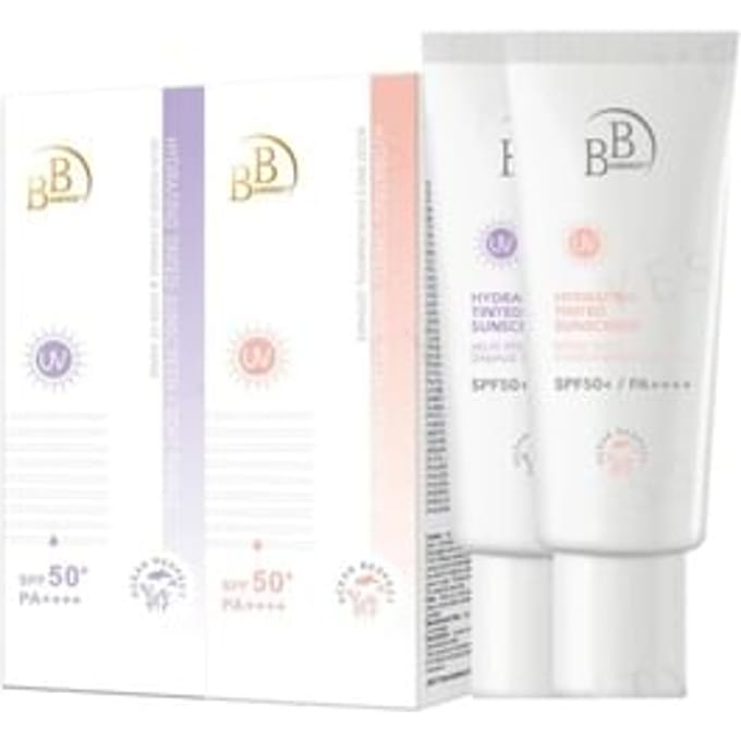 My Scheming - BB Amino Hydrating Tinted Sunscreen SPF 50+ PA++++ Soft Purple - 35ml