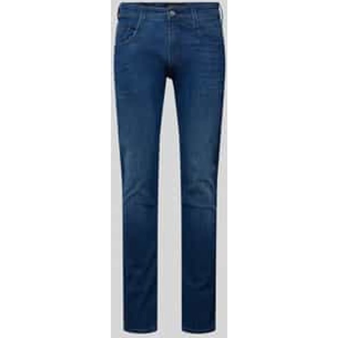 Slim fit jeans in 5-pocketmodel, model 'ANBASS'