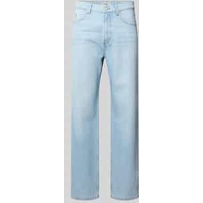 Wide & loose fit jeans van puur katoen