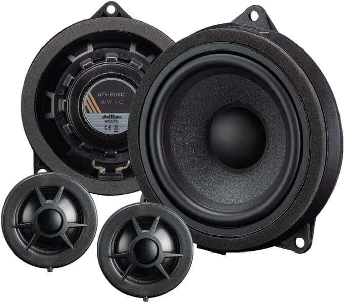 Axton ATS-B100C - Autospeakers - Pasklare luidsprekers BMW - 10cm 2weg composet - Custom fit