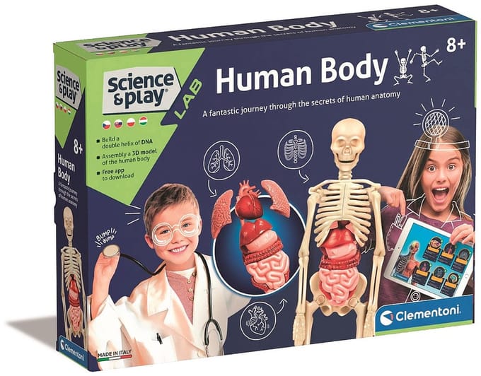 Clementoni Wetenschap Set - Human Body - Experimenteerset - 1 stuk - Educatief speelgoed