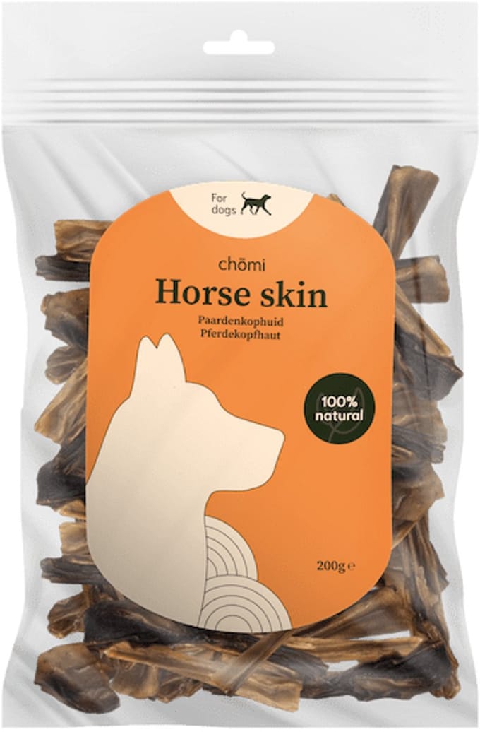 Paardenkophuid kauwsnack - 200 gram