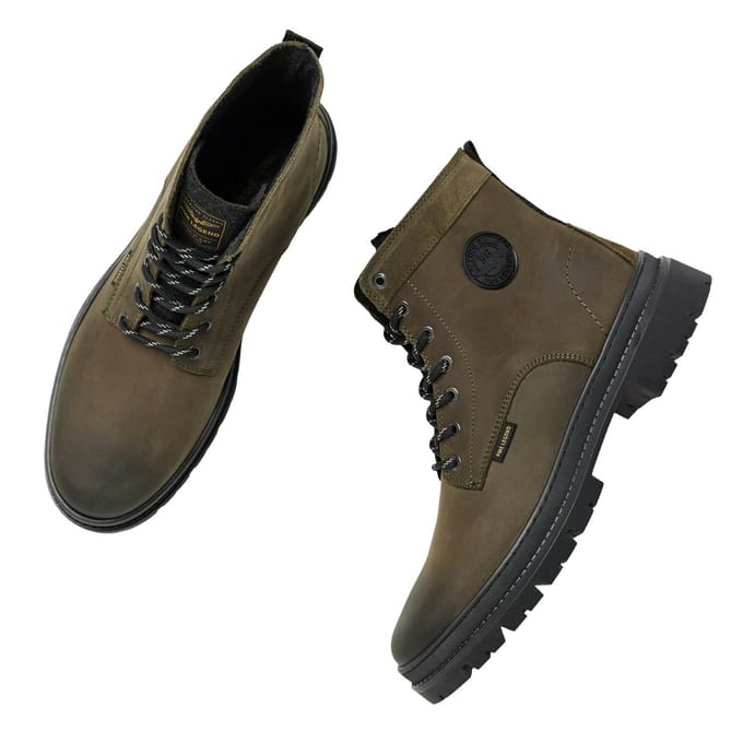PME Legend - Heren Veterschoenen Lexingter - Groen - Maat 47