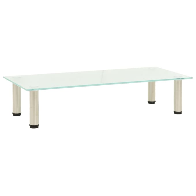vidaXL - Tv-meubel - 80x35x17 - cm - gehard - glas - mat