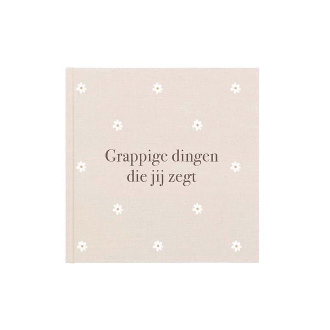 Writemoments Uitsprakenboekje kind - Grappige dingen die jij zegt - Linnen - Madelief