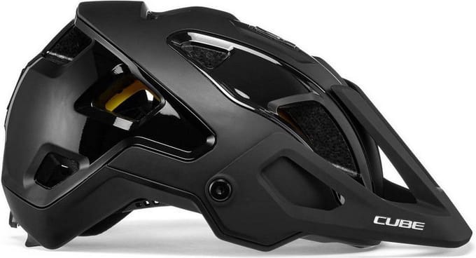 CUBE Fietshelm Strover - Endurohelm - MIPS - 14 Ventilatiegaten - EPS - M - 52-57 cm - Zwart