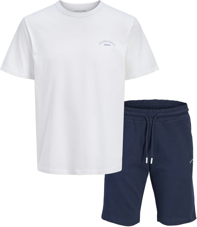 Jack & Jones Logo Shirt & Short Heren - Maat M