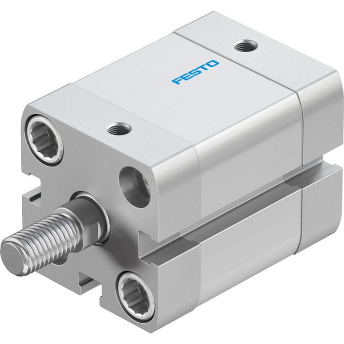 Festo Compacte Cilinder 25mm Boring 15mm Slag ISO 21287 Dubbelwerkend - 577183 - P2BUE