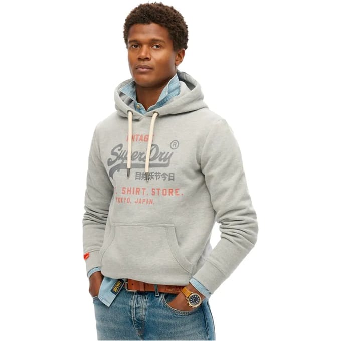 Capuchon sweaters Superdry Vintage Logo Heritage Relaxed Pullover Hoodie
