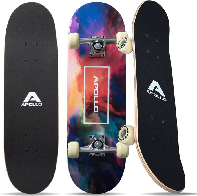 Apollo Skateboard - Color Nebula - 28" (71cm) Kinderskateboard met ABEC-3 kogellagers