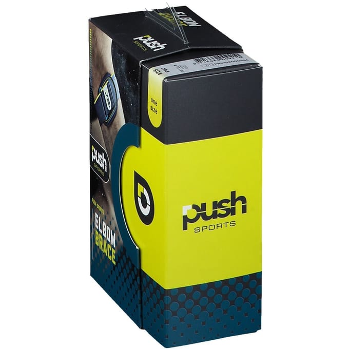 Push Sports Elleboogbrace - One size - Universeel - Grijs