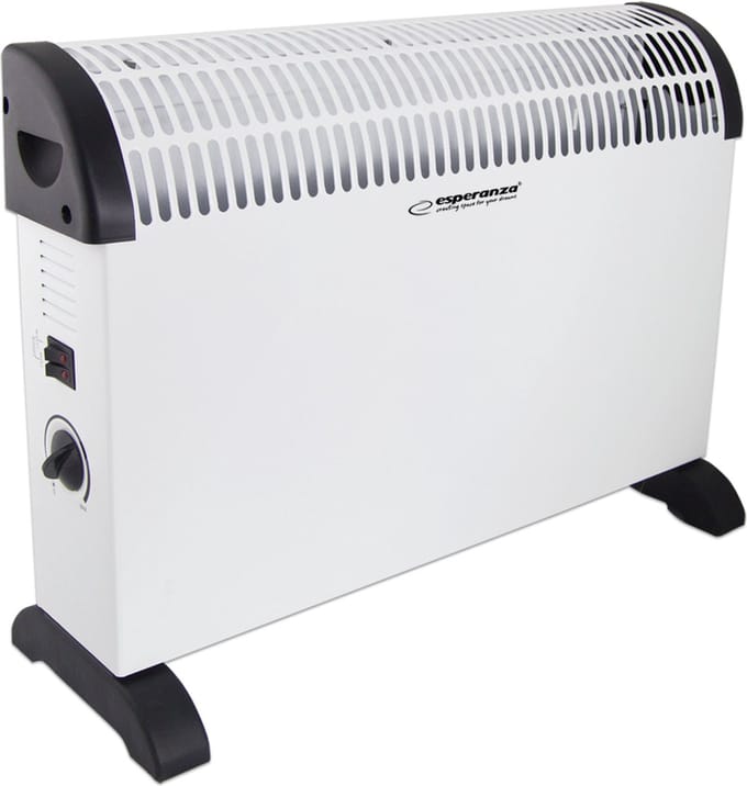 MOZY - Convectorkachel - 3 Standen - 750W / 1250W / 2000W - Wit - Elektrische Kachel - Draagbaar - Convectorheater