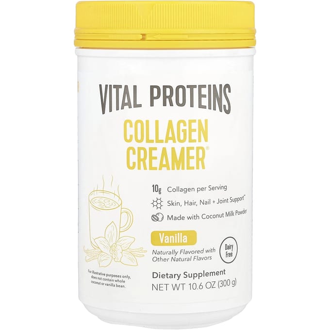Vital Proteins, Crème au collagène, saveur vanille, 10,6 oz (300 grammes)