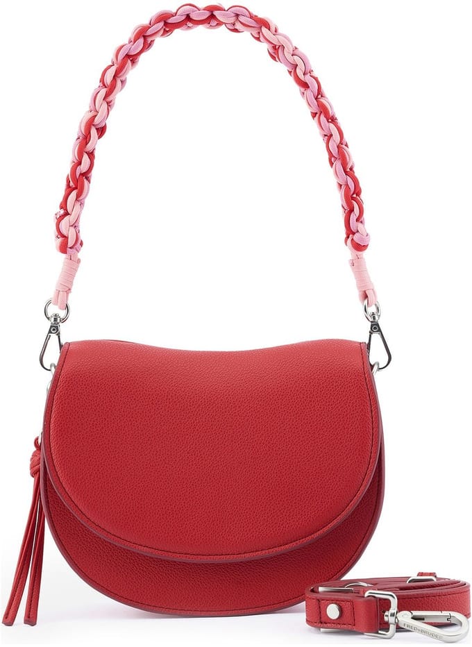 FREDsBRUDER schoudertas That’s My Bag Collection Saddle Cherry Red rood