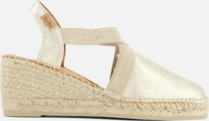 Toni Pons Tossa Dames Espadrilles - Platinum - Maat 39