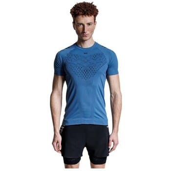 X-Bionic Twyce Run Shirt Korte Mouwen Heren Slate Blue/X Black - M