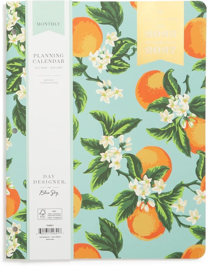 Maandelijkse Planner 2025-2027 Academisch Jaar 24 Maanden Kalender, Flexibele Cover