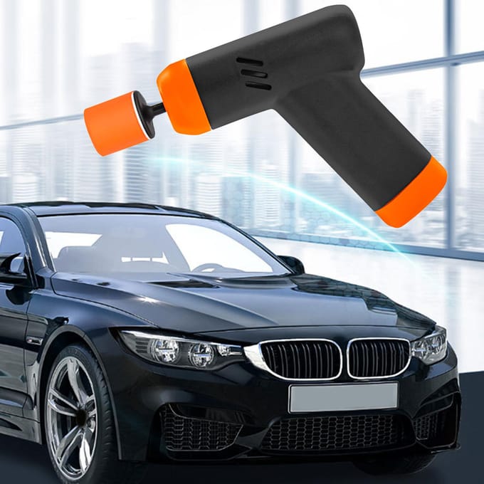 Auto Buffer Polijstmachine 2 Versnellingen Draadloze Auto Buffer Waxer Voor Auto Detailing Polijsten En Waxen met oranje