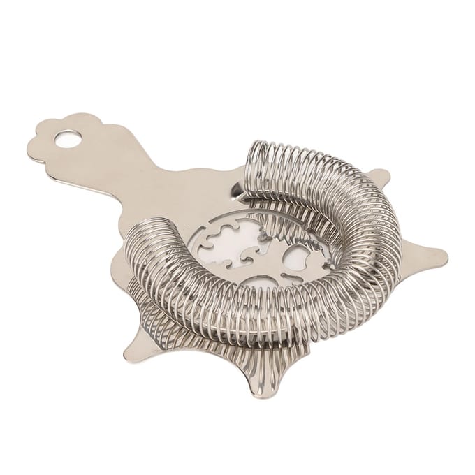 Cocktailzeef RVS Bar Cocktailzeef Filter Multifunctionele Barman IJsfilter beige