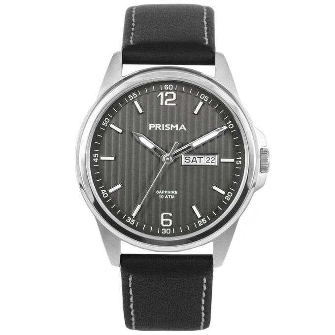 Prisma Pattern Leather Heren horloge P1662