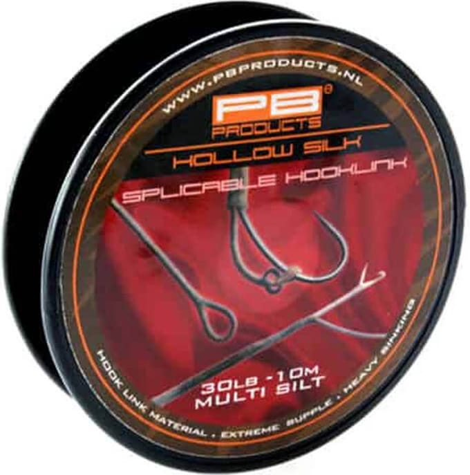 PB Products - Hollow Silk - Splicable Onderlijn Materiaal - 20 meter - Multi Silt