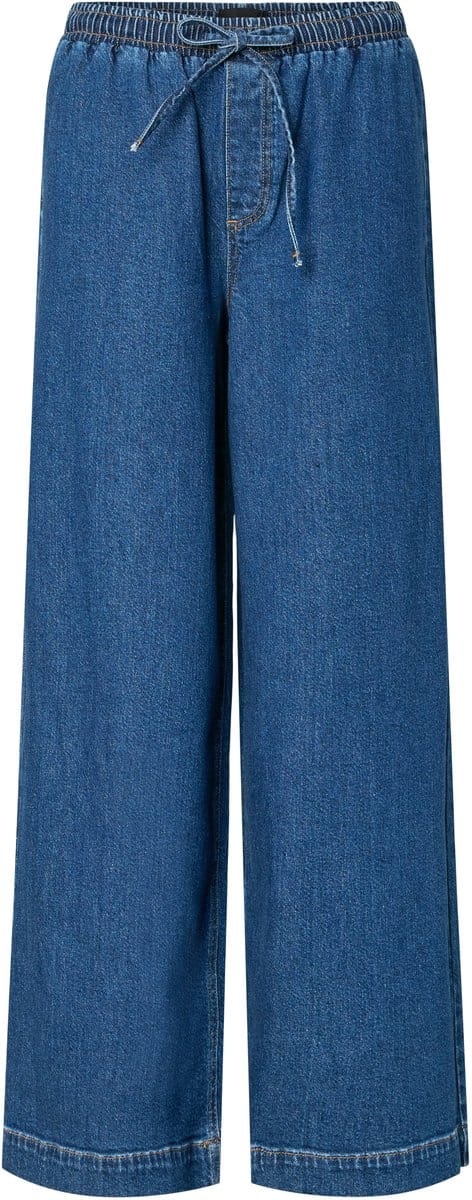Pieces Wide fit jeans PCSILKE MW PULL UP