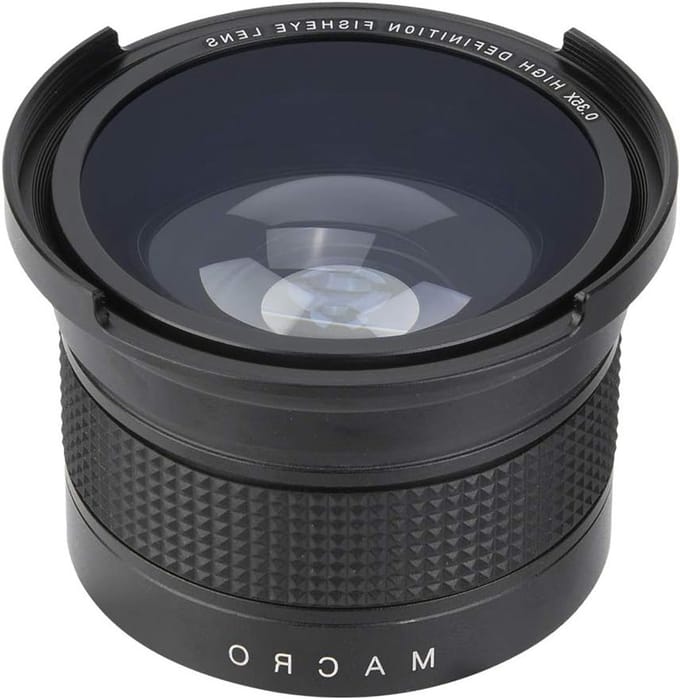 Professionele 0.35X Universele Groothoek Vislens voor SLR en Digitale Camera's van Panasonic en Pentax