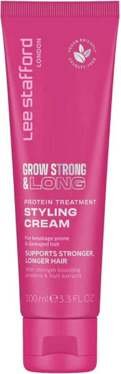 Lee Stafford Grow Strong & Long Protein Treatment Styling Cream 100ml