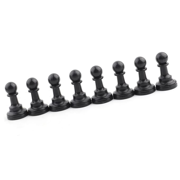 Jeu d'échecs en plastique Jeu d'échecs international Jeu d'échecs complet Pièces d'échecs Noir&Blanc L beige