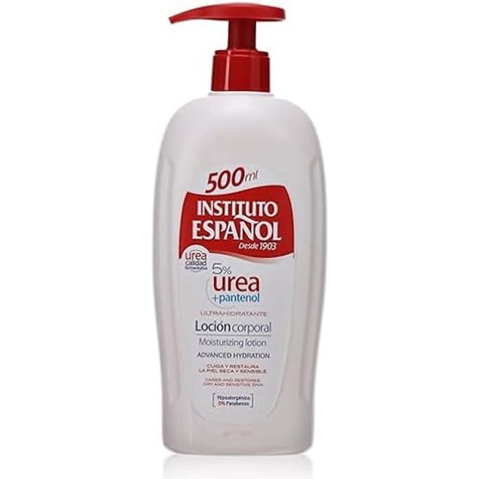 Loción Hydratante - INSTITUTO ESPAÑOL - 500ML - Urea - Pantenol - Hypoallergénique