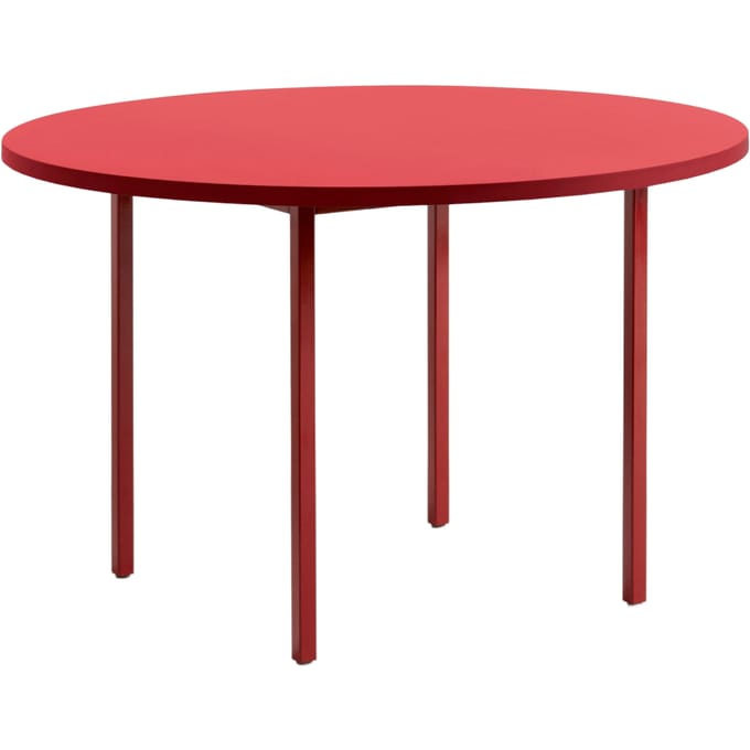 HAY Two Colour Tafel rond - rood - red - Ø 120 cm