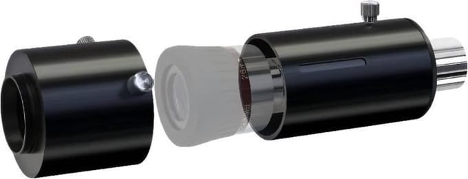 Bresser Variabele Adapter - Spiegelreflexcamera en Telescoop - Aluminium 14 x 6,7 Cm - Zwart