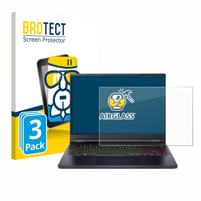 Screenprotector 3 Stuks voor Acer Predator Helios Neo 14 AI Beschermglas transparant