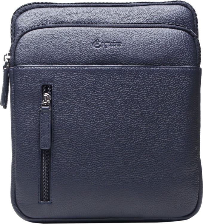 Esquire Schoudertas Oxford Crossbody Bag Darkblue Donkerblauw